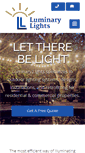 Mobile Screenshot of luminarylights.com